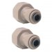 2 Adaptadores hembra John Guest para cabezal - rosca 12 (ø 21mm) 