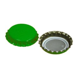 Crown Caps for Beer Bottles - Green - 40 Pack - Brewbitz Homebrew Shop