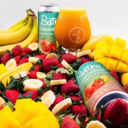 Energy City. Bistro Smoothie [Mango Strawberry Banana] - Brew Export