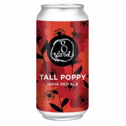 8 Wired 'Tall Poppy' India Red Ale 440mL - The Hamilton Beer & Wine Co