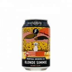 Frontaal – Blonde Simmie - Rebel Beer Cans