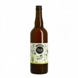 La RINCETTE Bière Blonde IPA BIO 75 cl par la Brasserie les Tours du Malt - Calais Vins