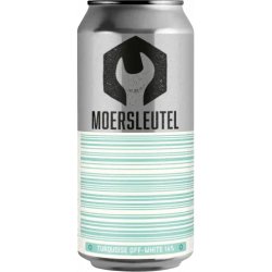 Moersleutel Craft Brewery Barcode: Turquoise Off-White