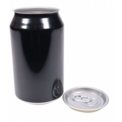 Lata aluminio negra 33 cl - caja de 70 unidades - El Secreto de la Cerveza