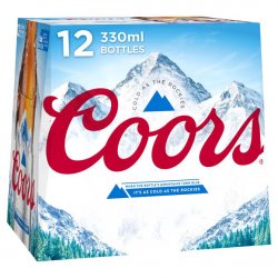 Coors 12x330ml - Bot Drinks