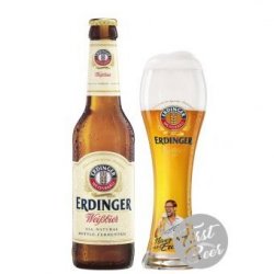 Bia Erdinger Weissbier 5.3% – Chai 330ml  Thùng 24 chai - First Beer – Bia Nhập Khẩu Giá Sỉ