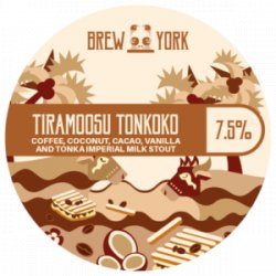 Brew York  Tiramoosu Tonkoko  7.5% - The Black Toad