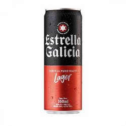 CERVEZA ESTRELLA GALICIA LATA 350 ML - Iberpark