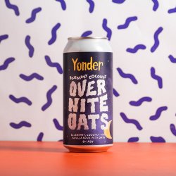 Yonder  Overnite Oats Blueberry, Coconut + Vanilla Sour  8% 440ml Can - All Good Beer