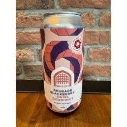 Rhubarb Blackberry Swirl Doughnut  Vault City - The Hoptimist