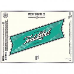 Modist Brewing Co. Teal Label