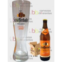 Schofferhofer Pack 6 botellas  y 1 vaso 50 cl - Cervezas Diferentes