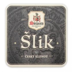 Beer Mat Svijany Šlik - Pivana CZ