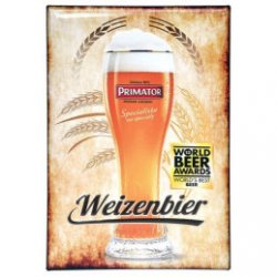 Metal Sign Primator Weizenbier Portrait Format - Pivana CZ