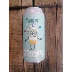 Yonder Brewing Mango Matcha Latte