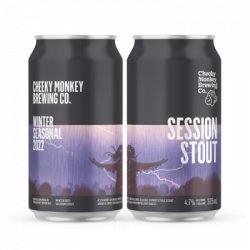 Cheeky Monkey Private: Session Stout  Pack (4) - Cheeky Monkey Brewing Co