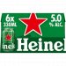 Heineken Premium Pilsener Bier Blik 6 x 330ml 