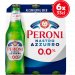 Peroni - Nastro Azzurro - 0,0% Alcoholvrij - Fles - 6 x 330ML 