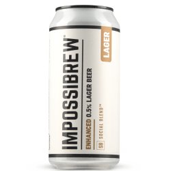 IMPOSSIBREW  FUNCTIONAL LAGER  440ML - The Alcohol Free Co