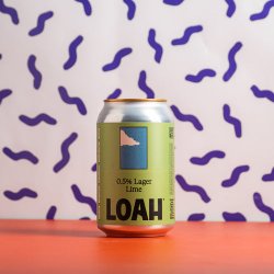 Loah  Lager Lime  0.5% 330ml Can - All Good Beer