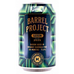 Brouwerij Kees Barrel Project 2025, Dark Saison Aged In Brandy Barrels