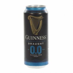 Guinness Draught 0%  44 cl  Blik - Drinksstore