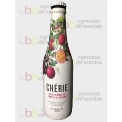 Cherie - Bier Blanche a la Fruit de la Passion 33 cl - Cervezas Diferentes