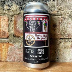 Pastore x Mash Gang Sorbetto 0.5% (440ml) - Caps and Taps