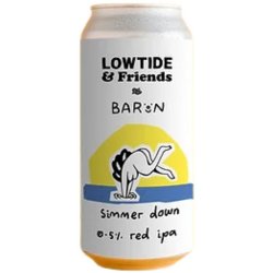 Lowtide x Baron Collab Simmer Down Alcohol Free Red IPA 440ml (0.5%) - Indiebeer