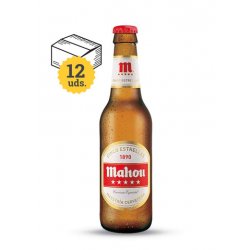 Mahou 5 Estrellas, botella 33 cl. 33 cl - Escerveza