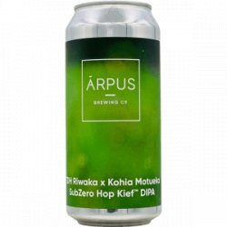 Ārpus Brewing Co. – TDH Riwaka X Kohia Motueka SubZero Hop Kief DIPA - Rebel Beer Cans