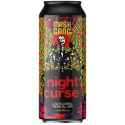 Mash Gang Night Curse Alcohol Free Tropical XPA 440ml (0.5%) - Indiebeer