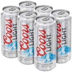 Coors light Cerveza Lata 10 OZ SIX PACK - Compra Directa