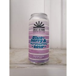 Great Beyond Blueberry & Marshmallow Sour 5.1% (440ml can) - waterintobeer