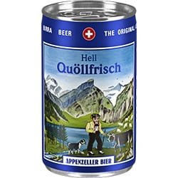 Appenzeller Quöllfrisch Hell 4,8% Vol. 24 x 15cl Dose - Pepillo