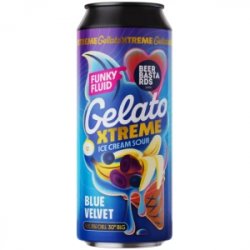 FUNKY FLUID GELATO XTREME: BLUE VELVET  Pastry Sour - Sklep Impuls