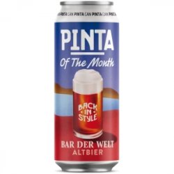 PINTA OF THE MONTH BAR DER WELT  Altbier - Sklep Impuls