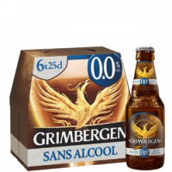 Grimbergen blonde 0.0% Vol. 24 x 25 cl EW Flasche Belgien - Pepillo