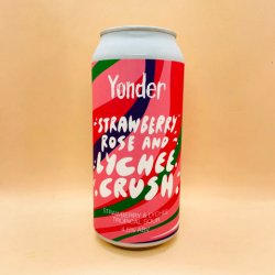 Yonder Brewing & Blending. Strawberry Rose & Lychee Crush [Sour] - Alpha Bottle Shop & Tap