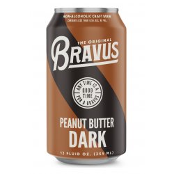 Bravus Brewing Company Peanut Butter Dark  6-pack - Loren’s Alcohol-Free Beverages