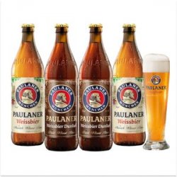 Kit 4 s Alemã Paulaner + Copo - CervejaBox