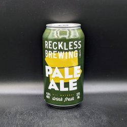 Reckless Brewing Pale Ale Can Sgl - Saccharomyces Beer Cafe