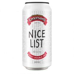 Emerson's Nice List Double IPA 440mL - The Hamilton Beer & Wine Co