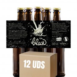 Milana CAJA DE MILK IN BLACK 12X33CL (MILK STOUT)  - Milana