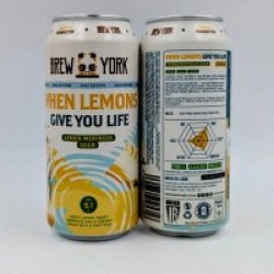 Brew York When Lemons Give You Life