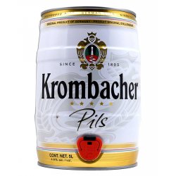 Krombacher - Pilsner 5L Mini-Keg 4.8% ABV - Martins Off Licence