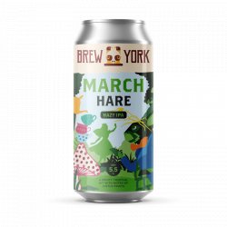 Brew York March Hare - 5.5% Hazy IPA 440ml - York Beer Shop