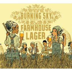 Burning Sky Farmhouse Lager - Burning Sky Brewery