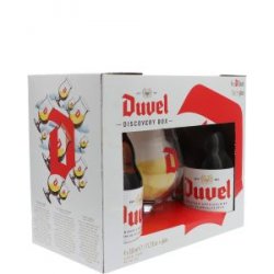 Duvel Cadeaupakket 4 flesjes met Bokaal - Drankgigant.nl