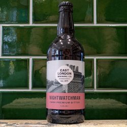 East London Brewing  Nightwatchman : Dark Premium Bitter - Dead Time Beers